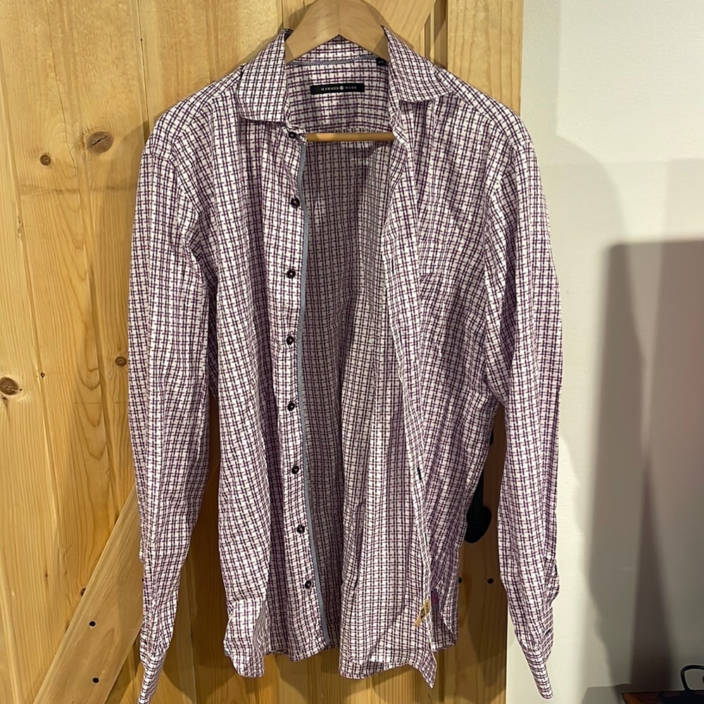 Men’s purple dress shirt